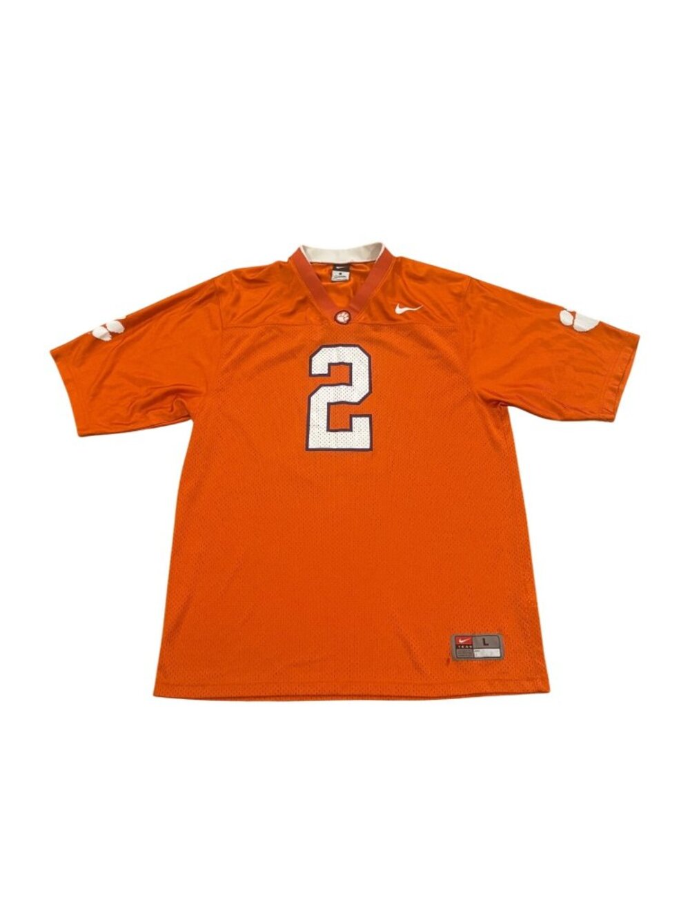 Nike Clemson Tigers #2 NCAA Football Jersey Orange Men's Large